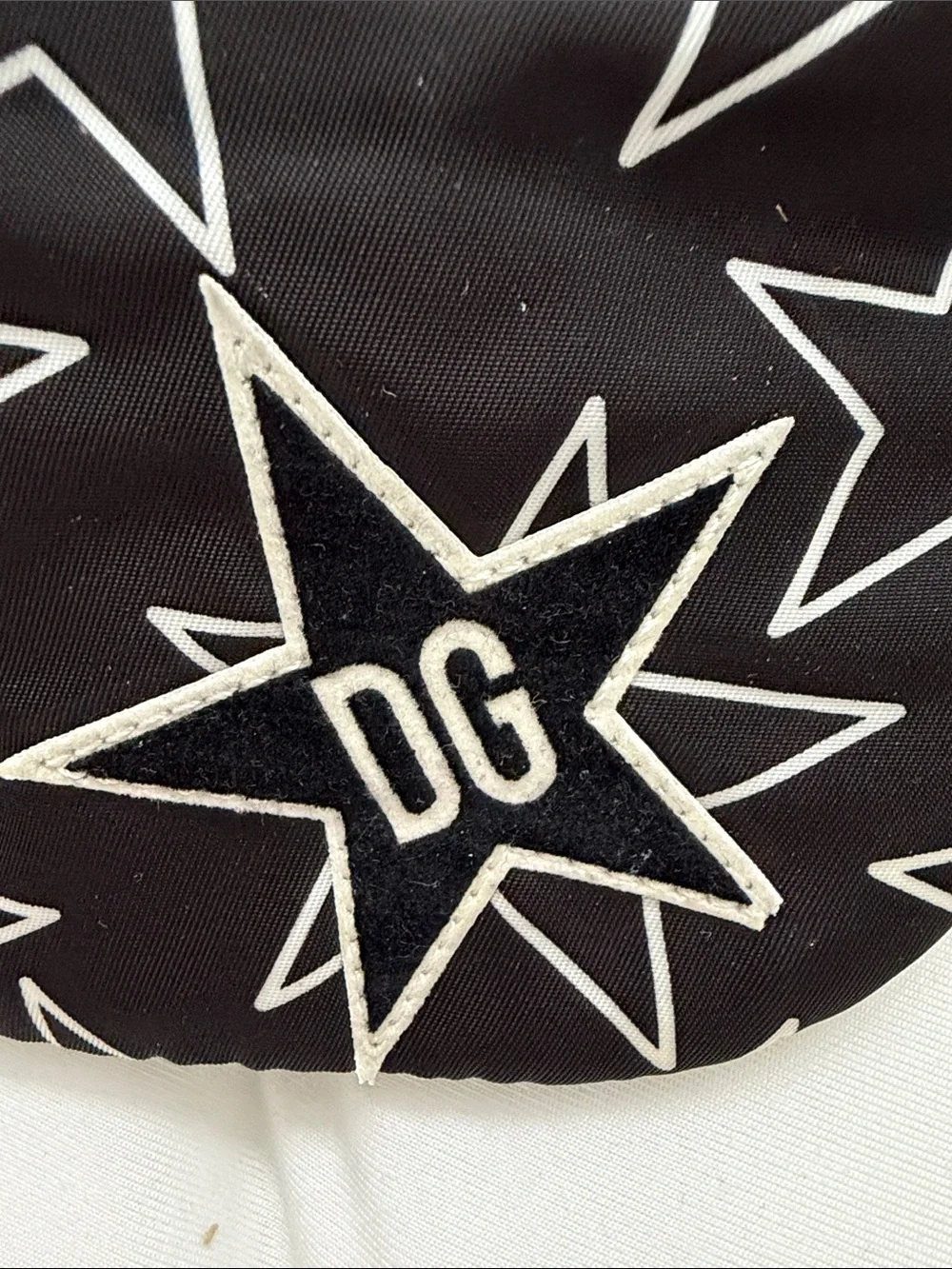 Dolce & Gabbana Black Star Print Belt Bag kids